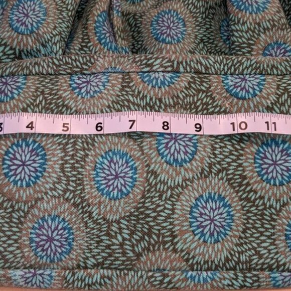 Charming Charlie Turquoise Green Hobo Bag - Tote - with Wooden Bead Handles - Picture 4 of 6